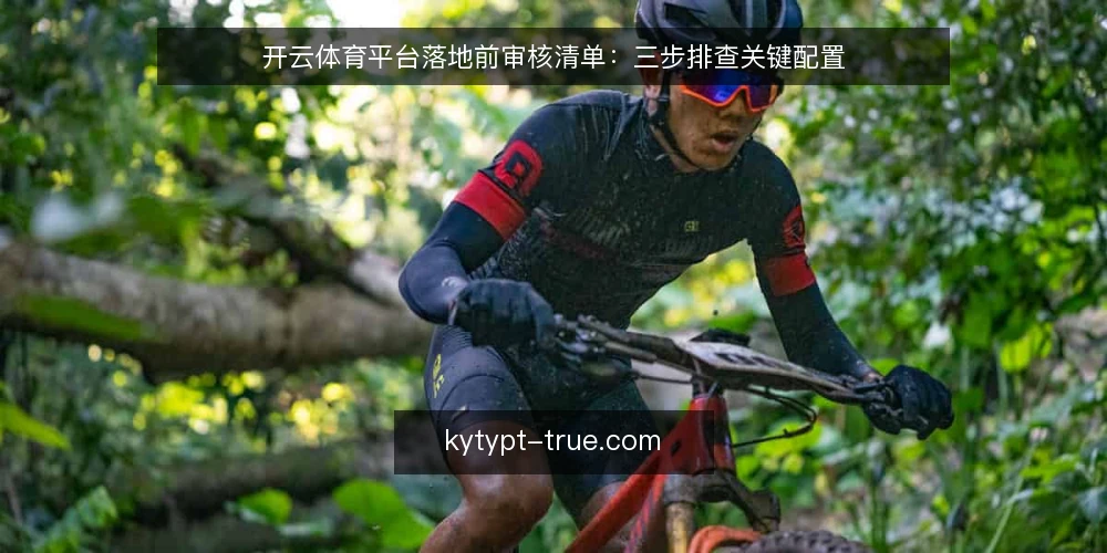 开云体育平台落地前审核清单:三步排查关键配置 — 为什么现在要审核平台配置 配图