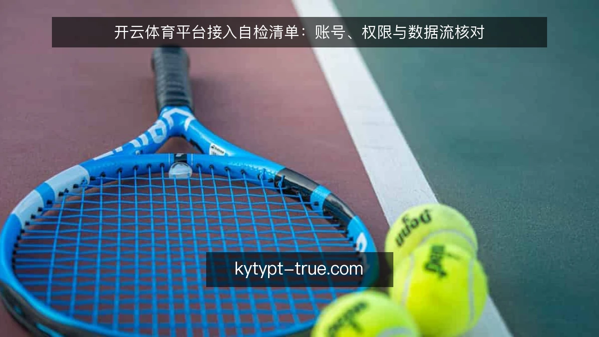 开云体育平台接入自检清单：账号、权限与数据流核对