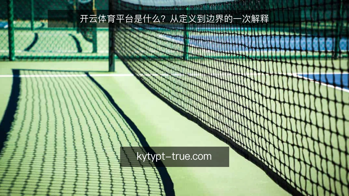 开云体育平台是什么？从定义到边界的一次解释